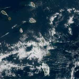 météo tropicale : Image satellite .