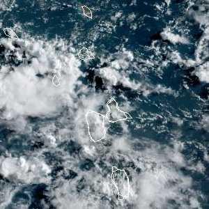 météo tropicale : Image satellite .