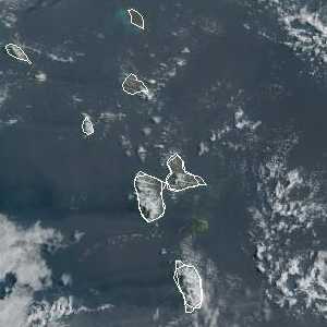 météo tropicale : Image satellite .