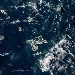 météo tropicale : Image satellite .