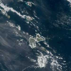 météo tropicale : Image satellite .