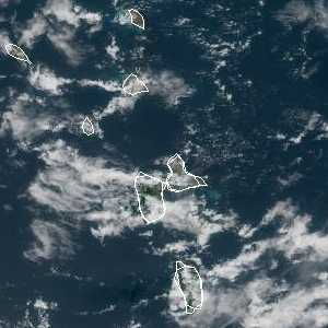 météo tropicale : Image satellite .