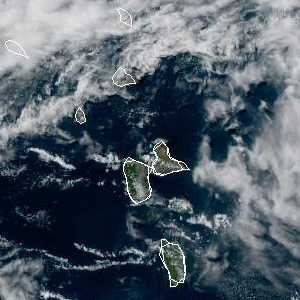 météo tropicale : Image satellite .