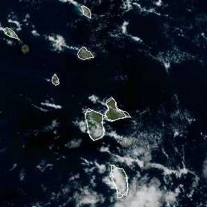 météo tropicale : Image satellite .
