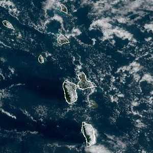 météo tropicale : Image satellite .