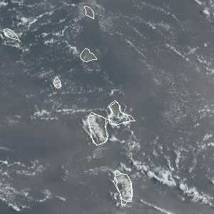 météo tropicale : Image satellite .