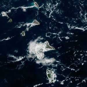 météo tropicale : Image satellite .