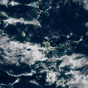 météo tropicale : Image satellite .