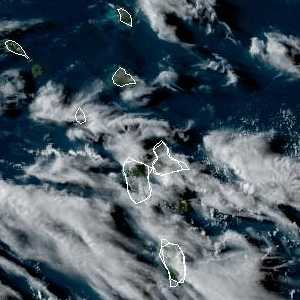 météo tropicale : Image satellite .