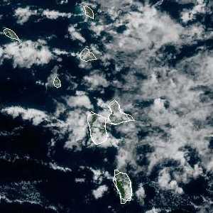 météo tropicale : Image satellite .