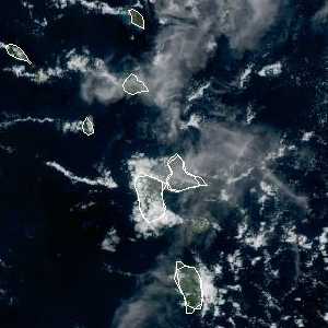 météo tropicale : Image satellite .