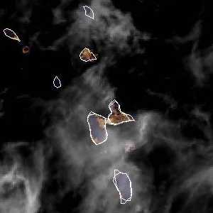 météo tropicale : Image satellite .