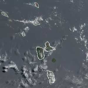 météo tropicale : Image satellite .