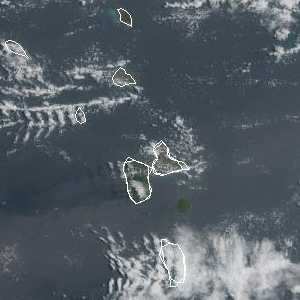 météo tropicale : Image satellite .