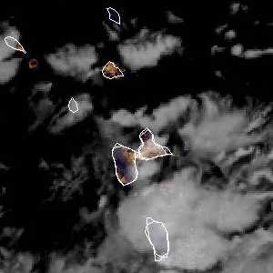 météo tropicale : Image satellite .
