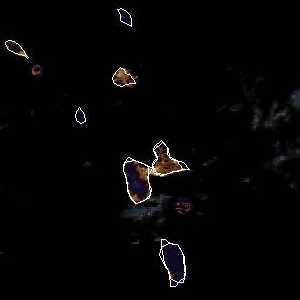 météo tropicale : Image satellite .