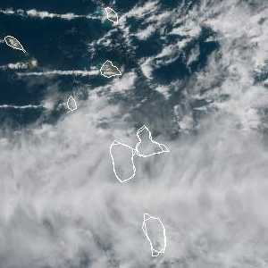 météo tropicale : Image satellite .