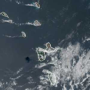 météo tropicale : Image satellite .