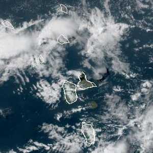 météo tropicale : Image satellite .
