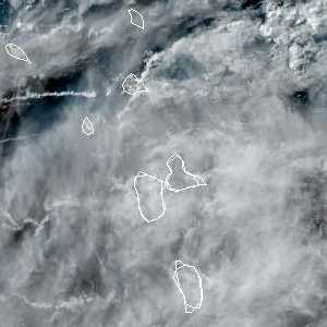météo tropicale : Image satellite .