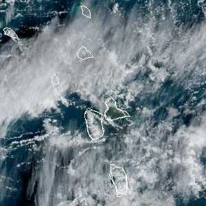 météo tropicale : Image satellite .