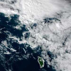 météo tropicale : Image satellite .