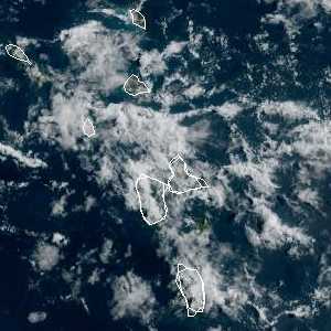météo tropicale : Image satellite .