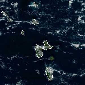 météo tropicale : Image satellite .