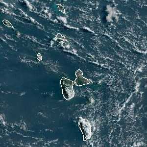 météo tropicale : Image satellite .