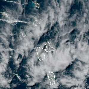 météo tropicale : Image satellite .