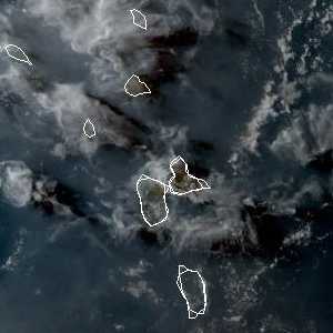 météo tropicale : Image satellite .