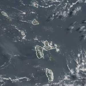 météo tropicale : Image satellite .