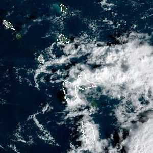 météo tropicale : Image satellite .