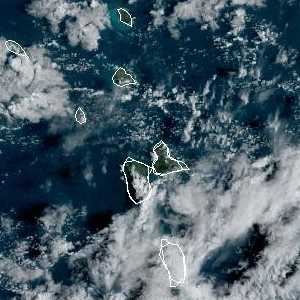 météo tropicale : Image satellite .