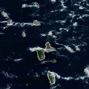météo tropicale : Image satellite .