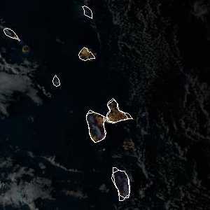 météo tropicale : Image satellite .