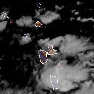 météo tropicale : Image satellite .