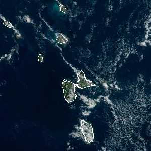 météo tropicale : Image satellite .