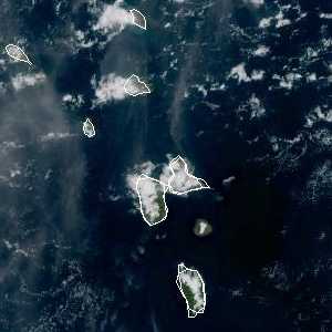 météo tropicale : Image satellite .