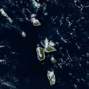 météo tropicale : Image satellite .