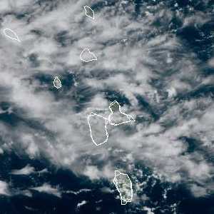 météo tropicale : Image satellite .