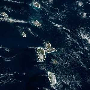 météo tropicale : Image satellite .