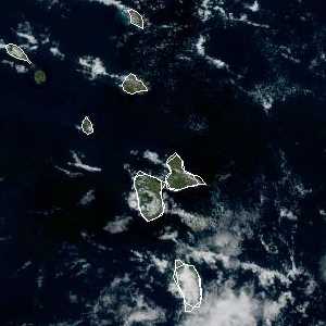 météo tropicale : Image satellite .