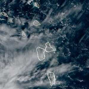 météo tropicale : Image satellite .