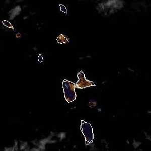 météo tropicale : Image satellite .