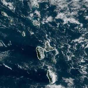 météo tropicale : Image satellite .