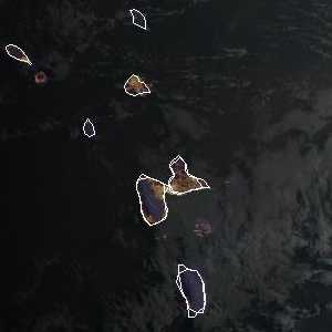 météo tropicale : Image satellite .