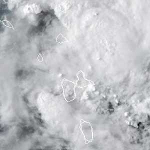 météo tropicale : Image satellite .