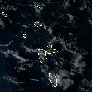 météo tropicale : Image satellite .