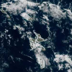 météo tropicale : Image satellite .